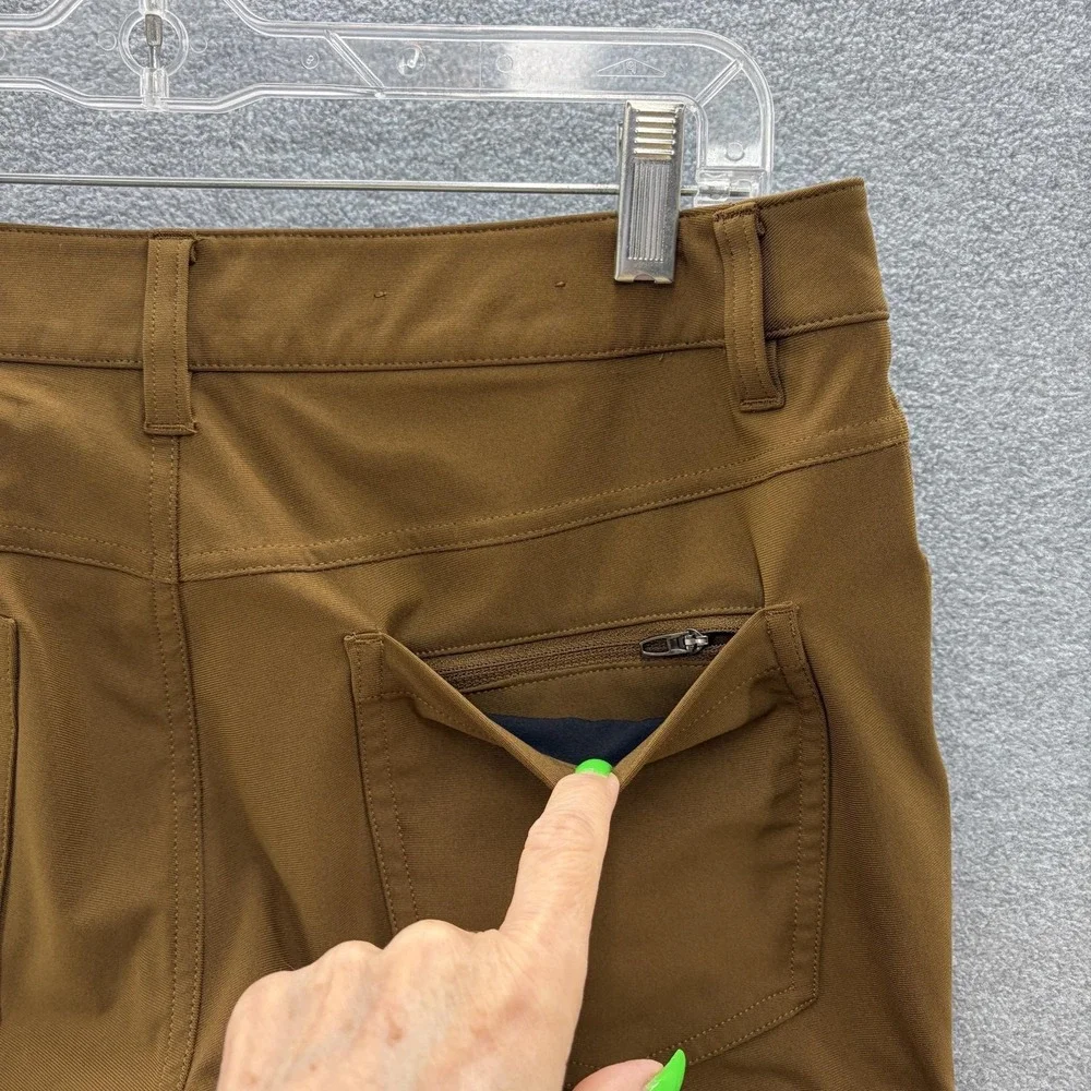 Lululemon Pants Mens 30x26 Brown ABC Slim Fit 5 Pocket Tech Performance Chino